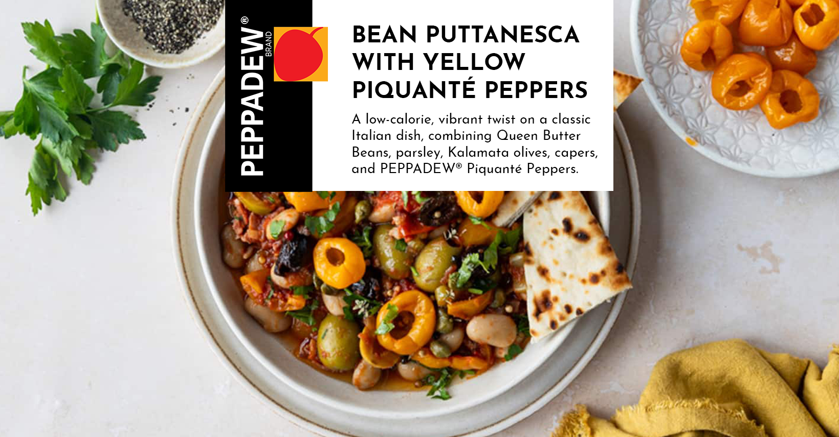 Bean Puttanesca with Piquanté Peppers PEPPADEW UK