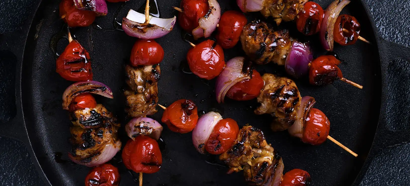 Chicken Skewers with Sweet Piquanté Peppers