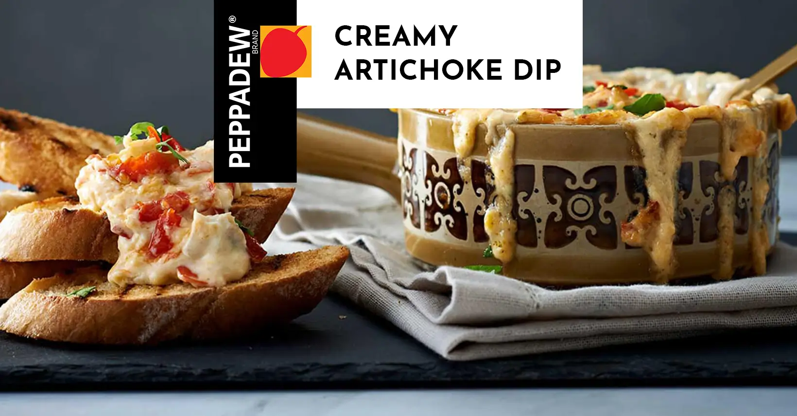 Creamy Artichoke Dip Recipe | PEPPADEW® UK