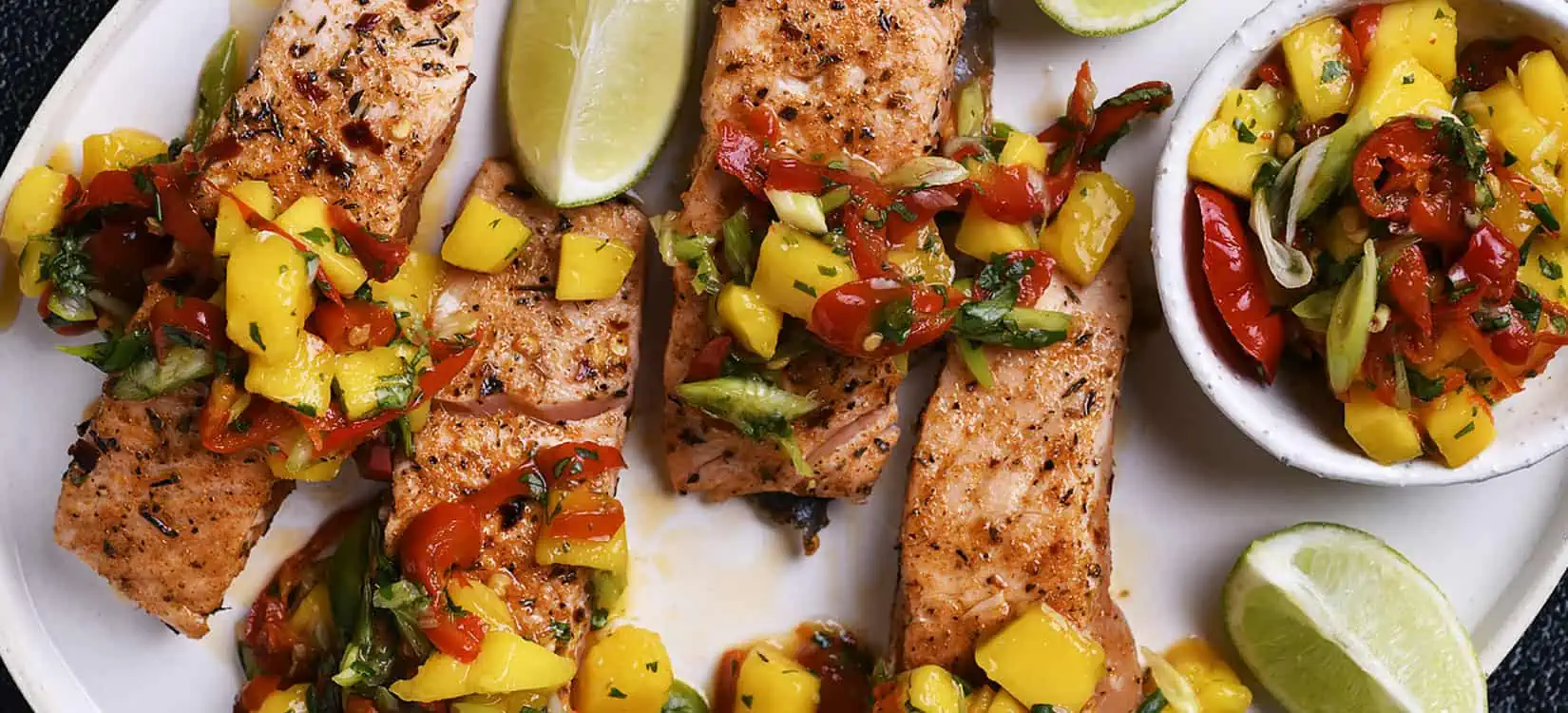 Salmon with Sweet Piquanté Peppers