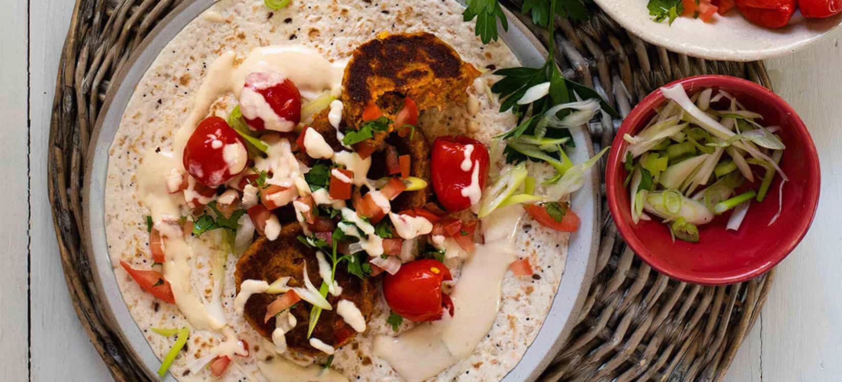 Vegetarian Falafel Wrap