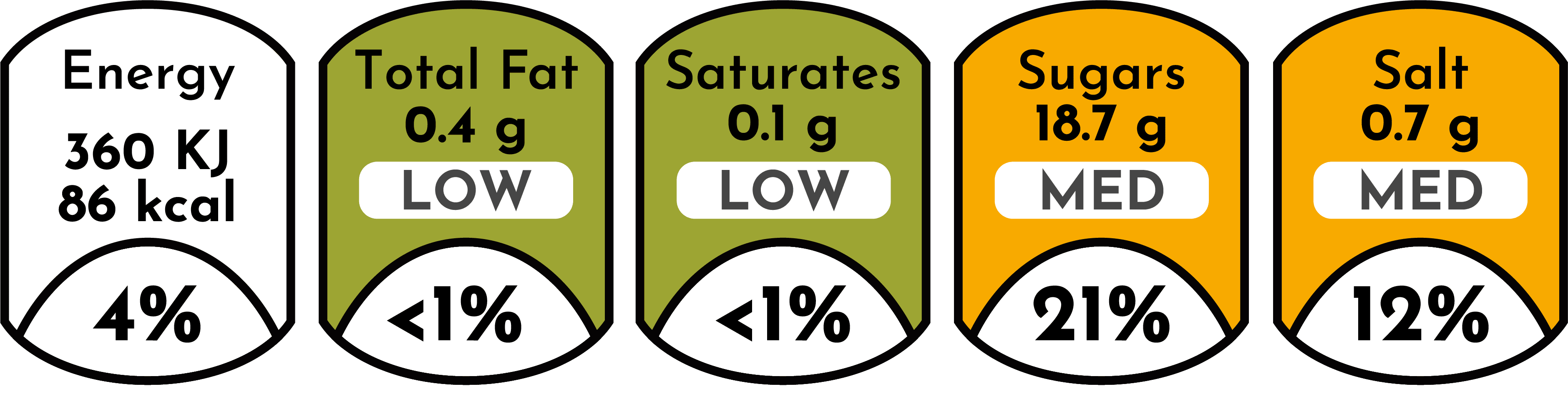 (1)260g mild whole piquante gda