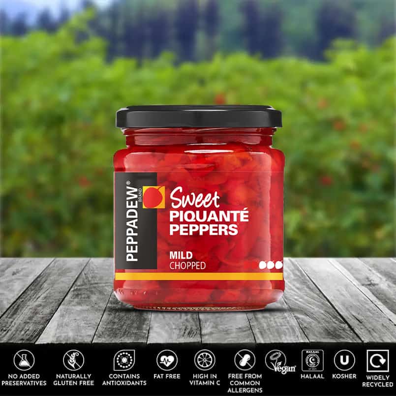 PEPPADEW® Sweet Piquanté Peppers Mild Chopped 280g