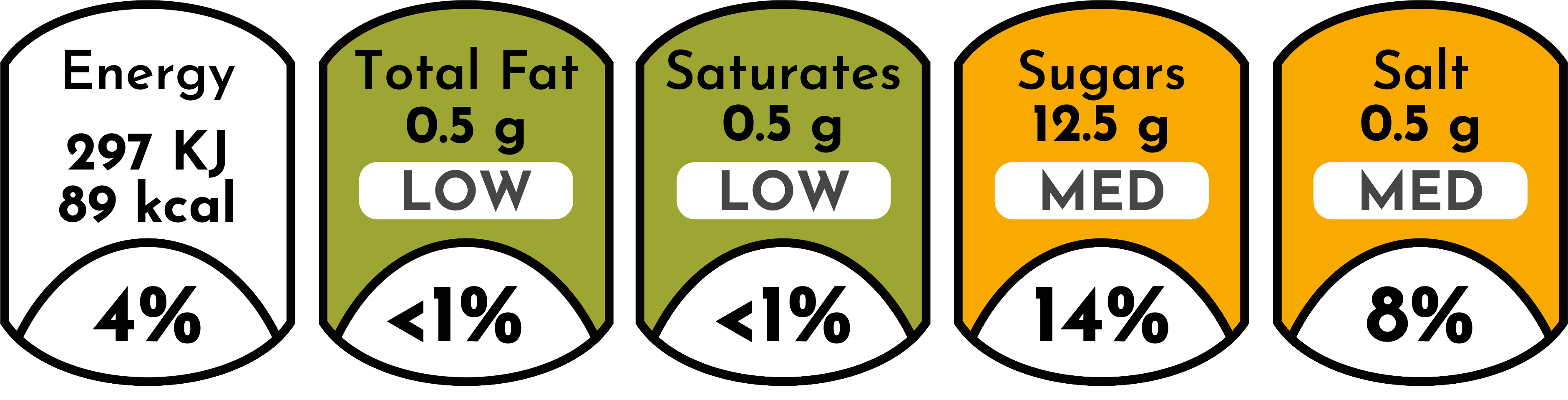 (2)280g mild chopped piquante gda