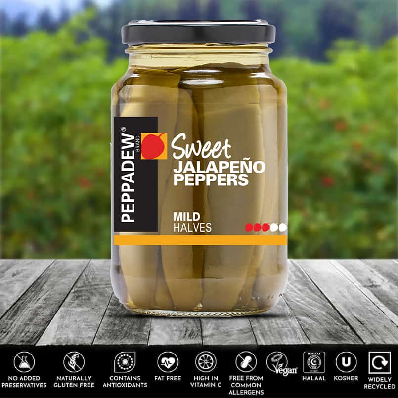 PEPPADEW® Sweet Jalapeño Mild Halves 400g