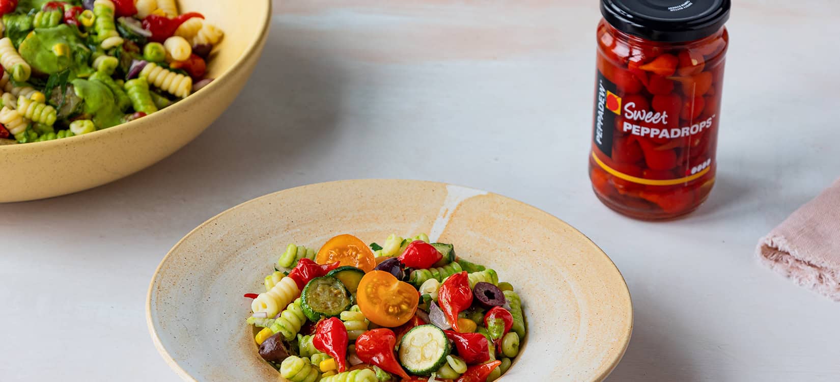 Summer PEPPADEW® Peppadrops Pasta Salad